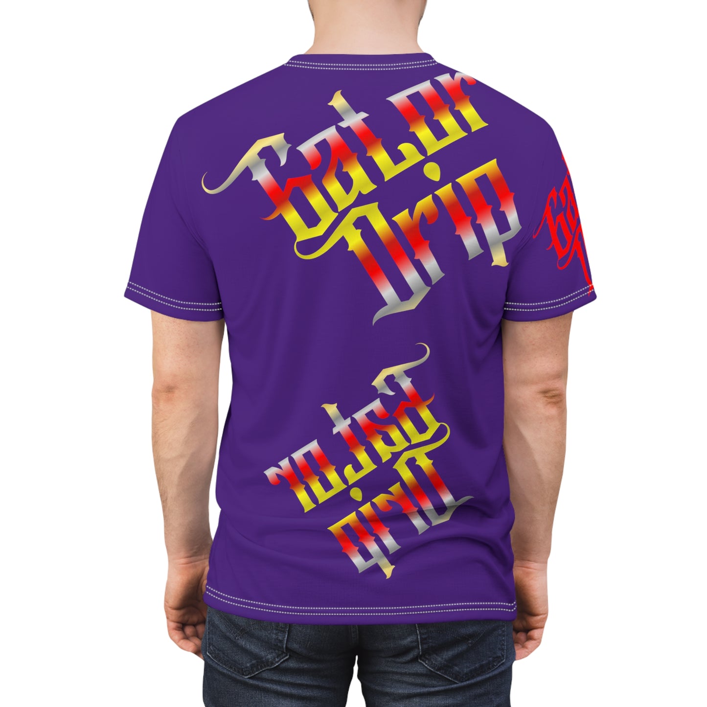 Purple Gator Drip Exclusive Supa-Heavy Excess-Stunna Hypa-Flex Men’s Unisex Cut & Sew Playuz Tee