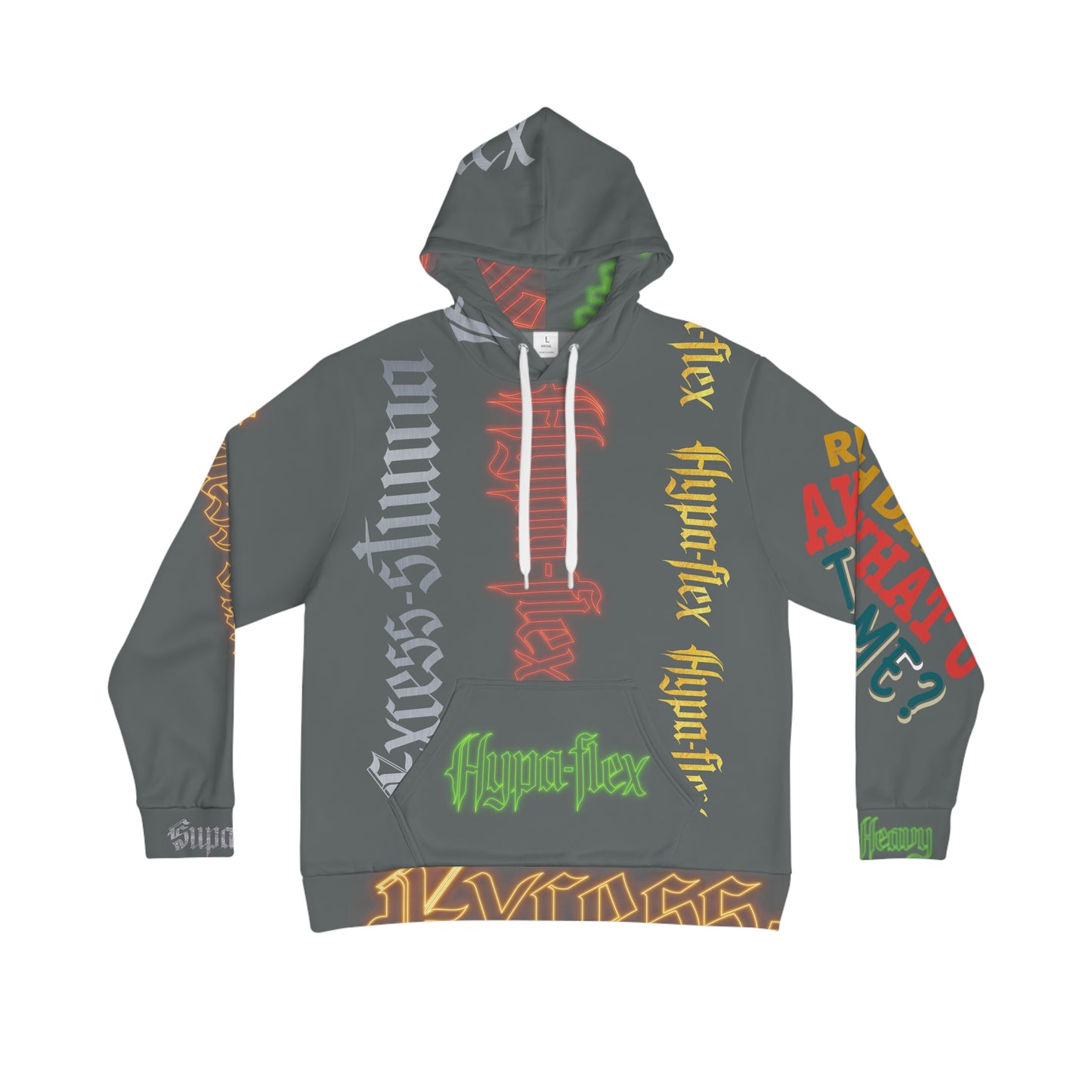 Dark Grey Gator Drip Exclusive Supa-Heavy Excess-Stunna Hypa-Flex Limited Edition OG Rich Daddy “Rich Daddy AKA What U Tell’n ME?” Men's Playuz Hoodie