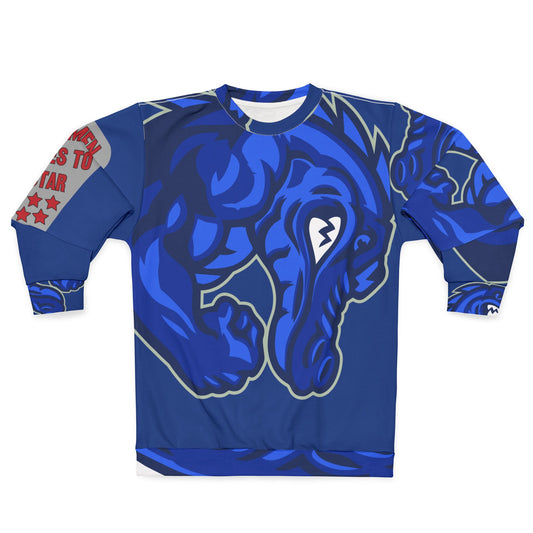 Blue Flawdawear Limited Edition OG Flawda Mane “From Ramen Noodles To 5 Star” Unisex Playuz Sweatshirt