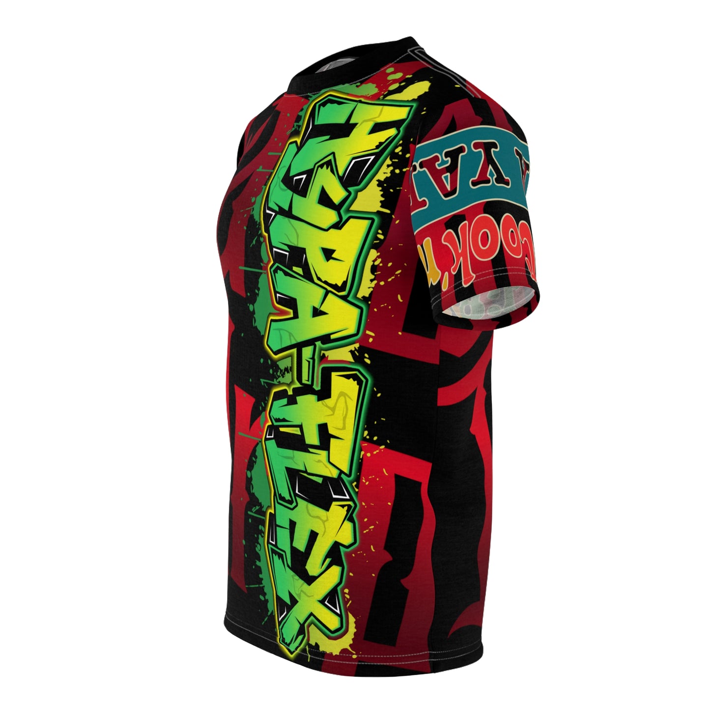 Black Gator Drip Exclusive Supa-Heavy Excess-Stunna Hypa-Flex Limited Edition OG Flawda Mane “Ribs Cook’n N’ Tha Yard” Unisex Cut & Sew Playuz Tee