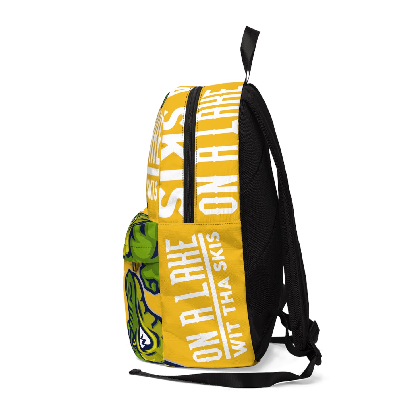 Yellow Flawdawear Limited Edition OG Flawda Mane "On A Lake Wit Tha Skis" Classic Backpack