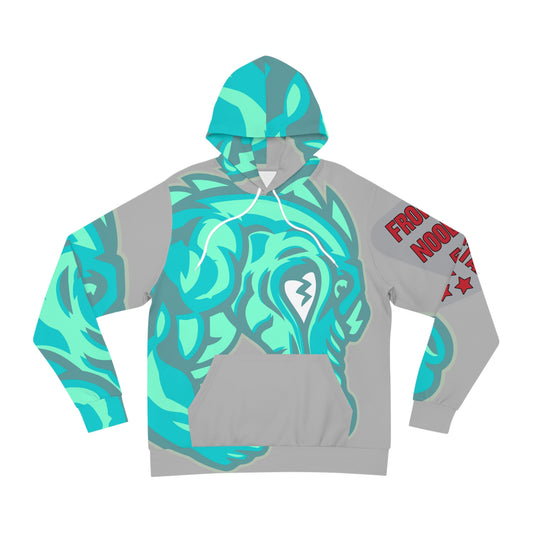 Grey/Mint Flawdawear Limited Edition OG Flawda Mane “From Ramen Noodles To 5 Star” Unisex Fashion Playuz Hoodie