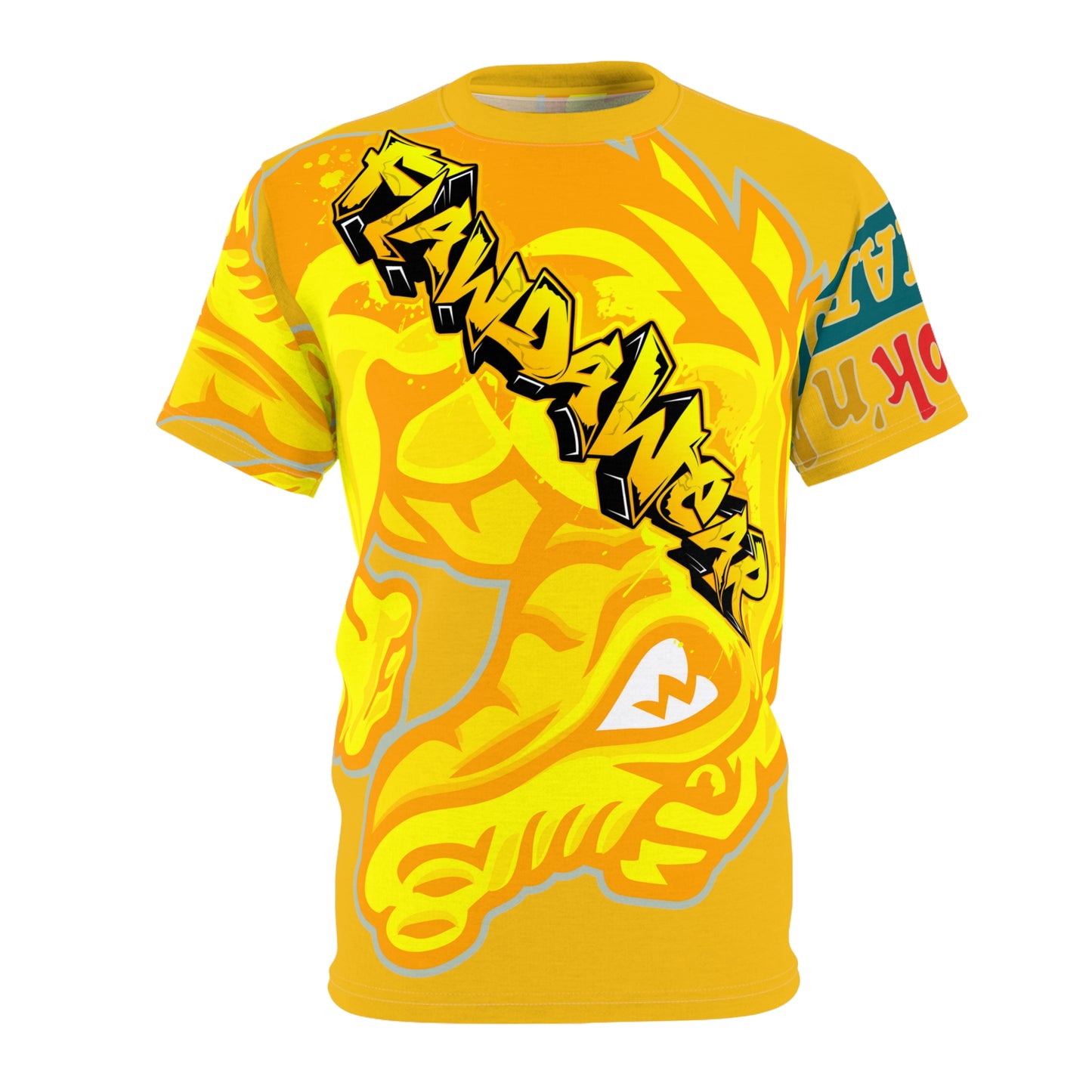 Yellow Flawdawear Limited Edition OG Flawda Mane “Ribs Cook’n N’ Tha Yard” Unisex Cut & Sew Playuz Tee