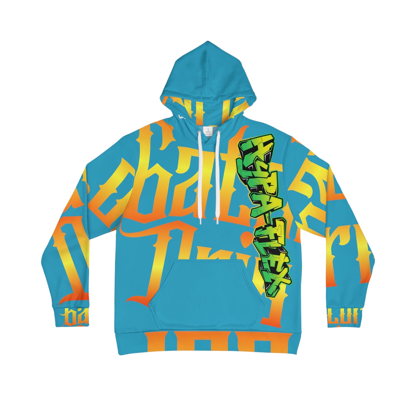 Turquoise Gator Drip Exclusive Supa-Heavy Excess-Stunna Hypa-Flex Limited Edition OG Alligator Playuz “Flawda Mane Put Dat Smoke On You” Men's Playuz Sweatshirt