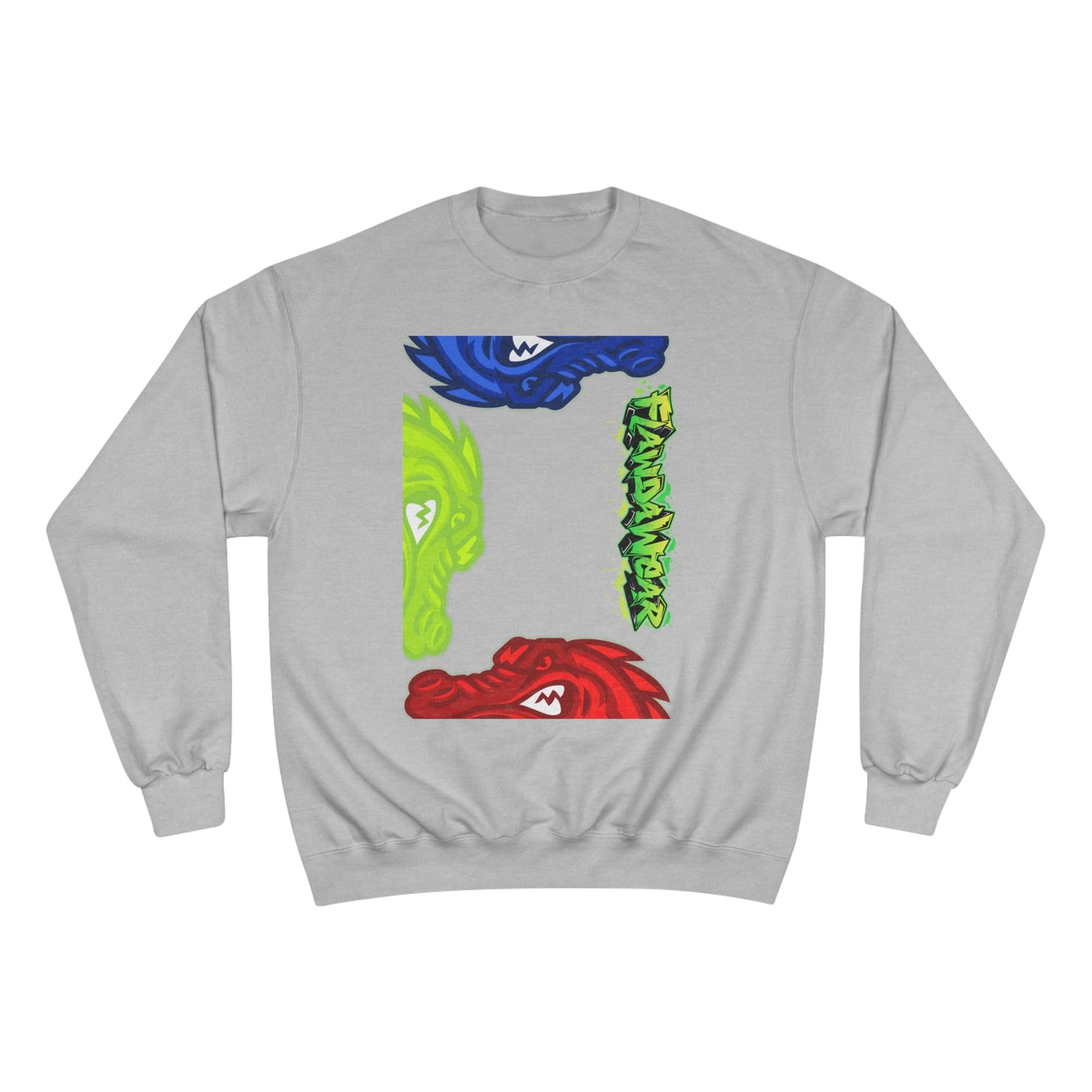 Light Steel Flawdawear Limited Edition "Gator Collection" Champion Sweatshirt