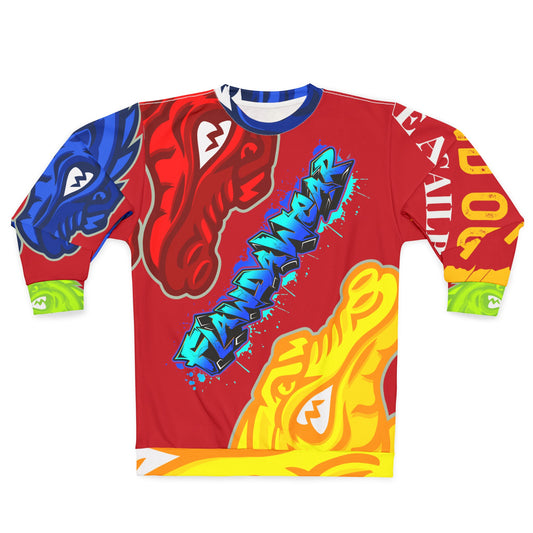 Dark Red Flawdawear Limited Edition OG Flawda Mane “My Piece Stand Out Like A Sailboat” Unisex Playuz Sweatshirt