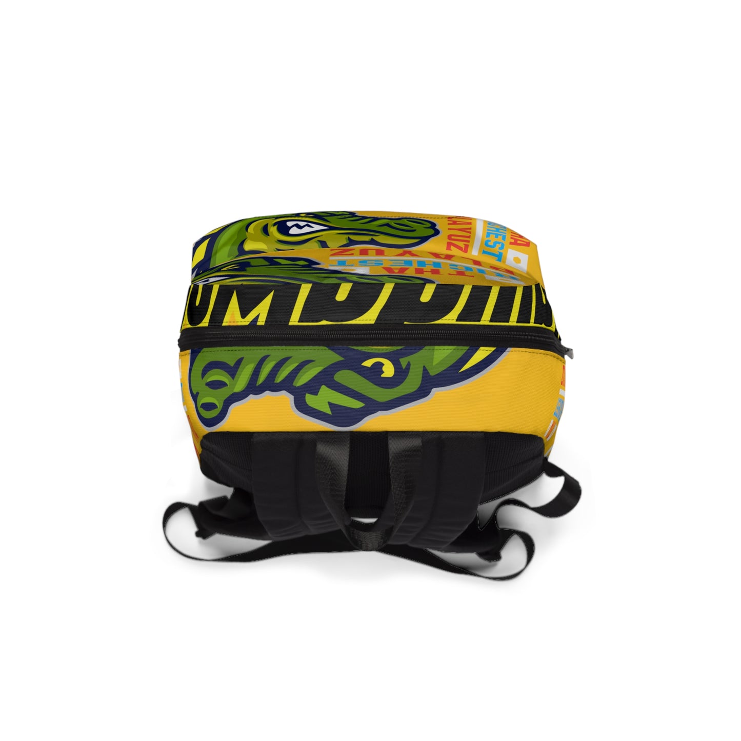 Yellow Flawdawear Limited Edition OG Alligator Playuz "Tha Richest Playuz" Classic Backpack