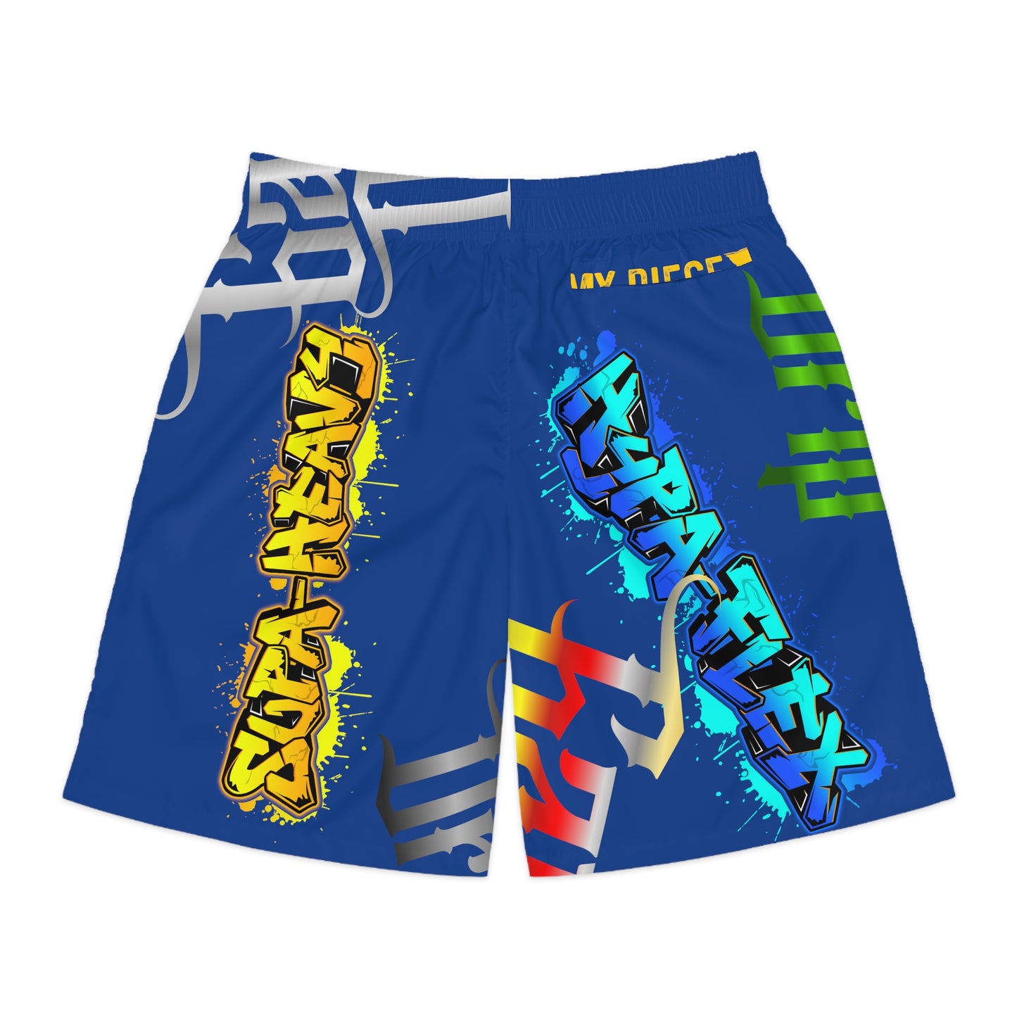 Blue Gator Drip Exclusive Supa-Heavy Excess-Stunna Hypa-Flex Limited Edition OG Flawda Mane “My Piece Stand Out Like A Sailboat” Men’s Jogguz Playuz Shorts