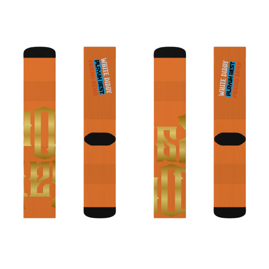 Crusta Gator Drip Supa-Heavy Excess-Stunna Hypa-Flex Limited Edition OG Rich Daddy “White Diddy Playuh Best Friend Benji” Medium Playuz Socks