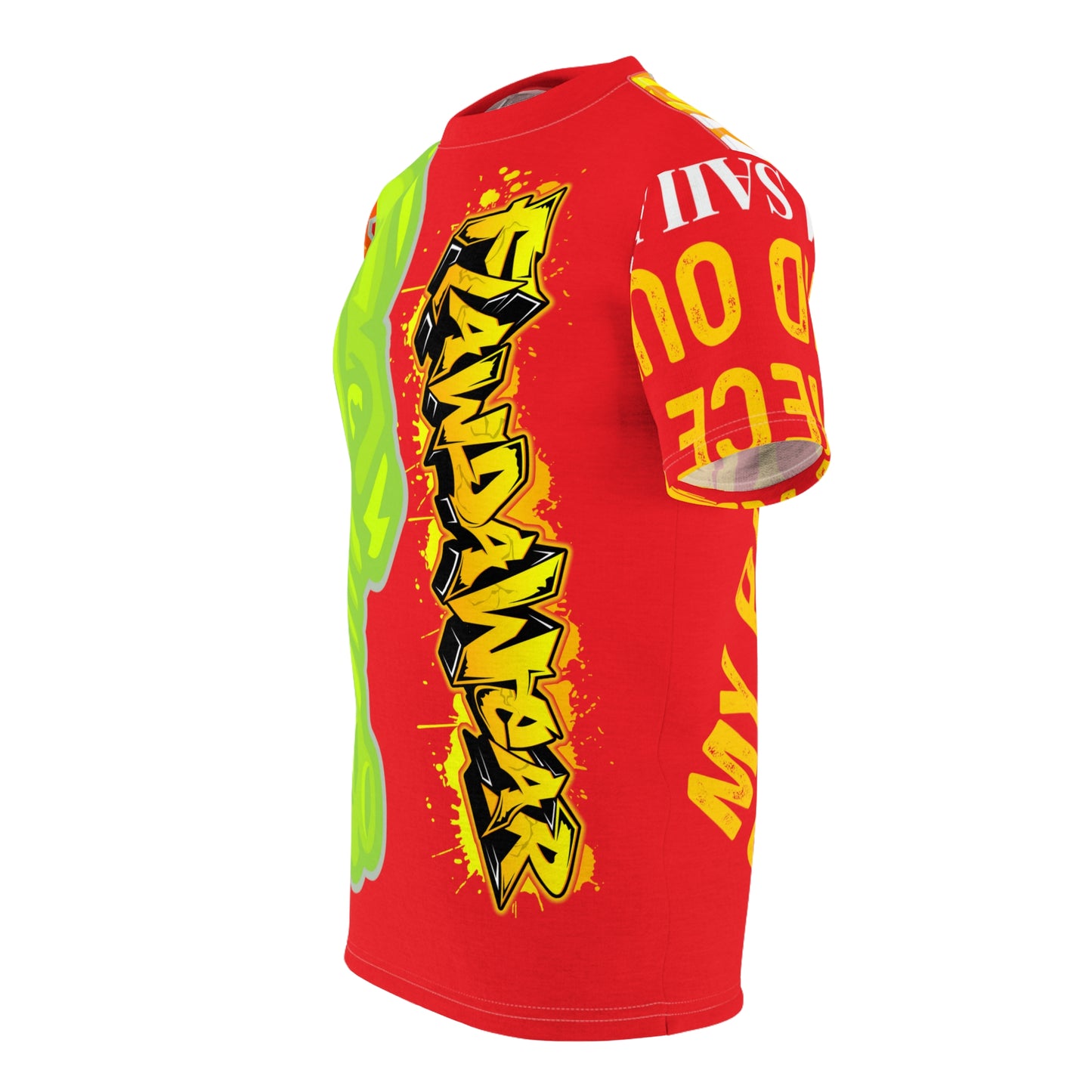 Red Flawdawear Limited Edition OG Flawda Mane “My Piece Stand Out Like A Sailboat” Unisex Cut & Sew Playuz Tee