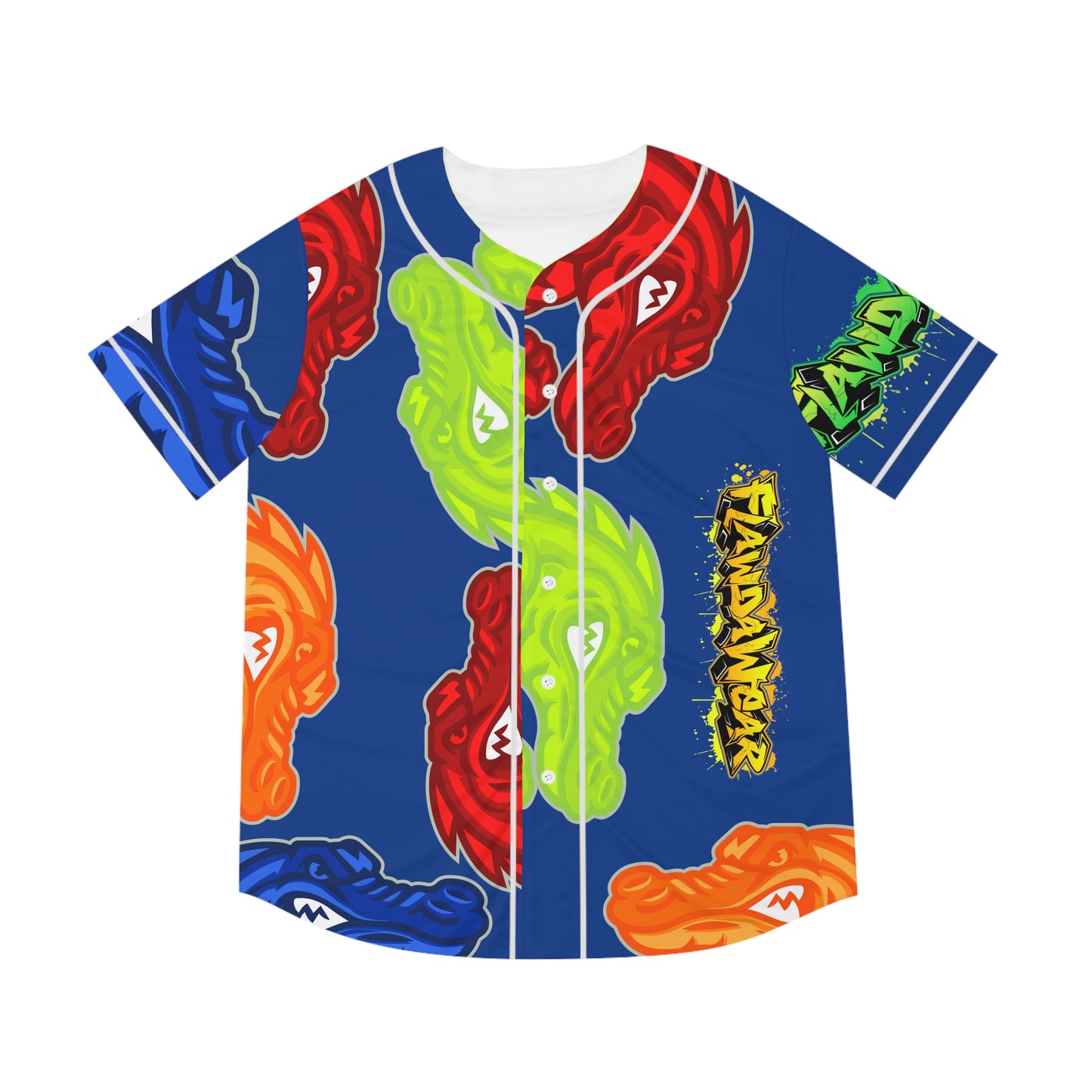 Navy Flawdawear Limited Edition OG "Gator Collection" Men's Baseball Playuz Jersey
