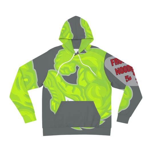 Grey/Lime Flawdawear Limited Edition OG Flawda Mane “From Ramen Noodles To 5 Star” Unisex Fashion Playuz Hoodie