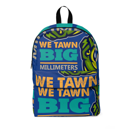 Blue Flawdawear Limited Edition OG Alligator Playuz "We Tawn Big Millimeters" Classic Backpack