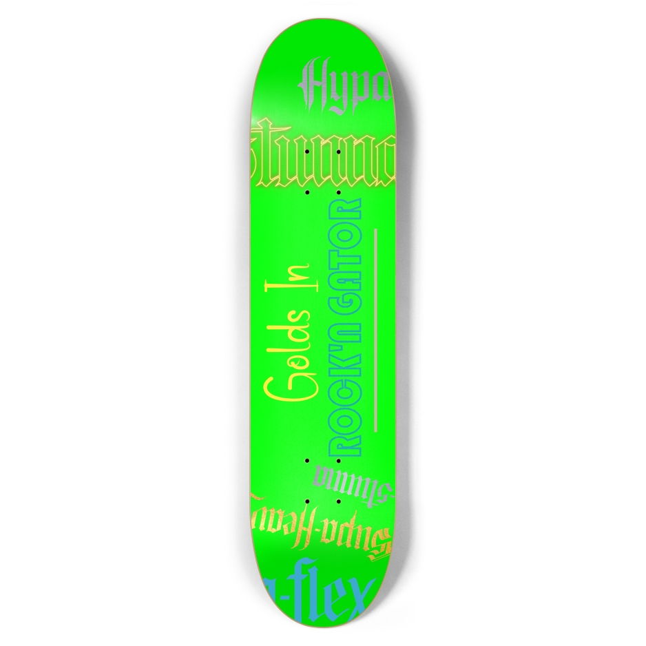 Green Gator Drip Pop "Golds Rock'n Gator"