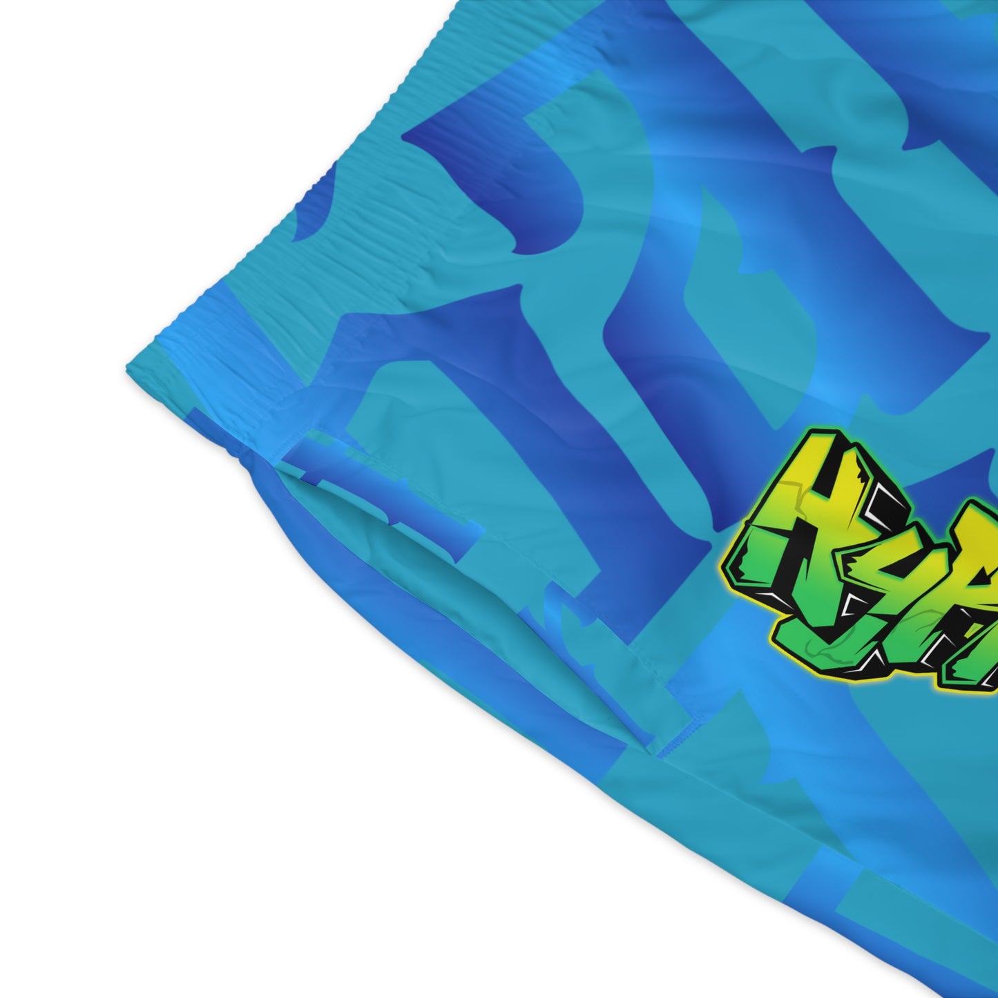 Turquoise Gator Drip Exclusive Supa-Heavy Excess-Stunna Hypa-Flex Limited Edition OG Flawda Mane “Everybody Know Me” Men’s Jogguz Playuz Shorts
