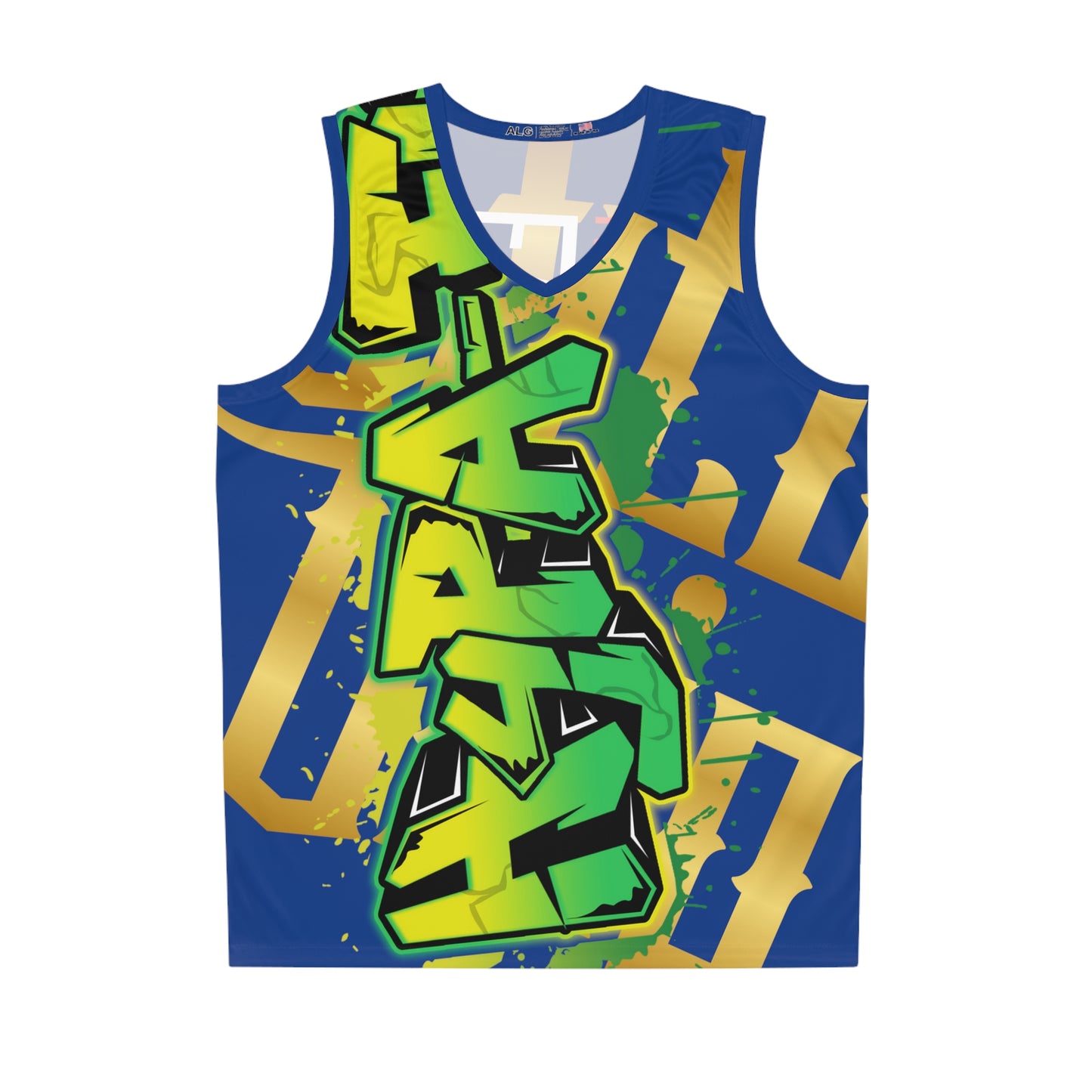 Blue Gator Drip Exclusive Supa-Heavy Excess-Stunna Hypa-Flex Limited Edition OG Flawda Mane “Everybody Know Me” Basketball Playuz Jersey