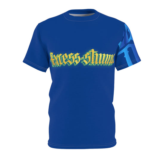 Dark Blue Gator Drip Exclusive Supa-Heavy Excess-Stunna Hypa-Flex Limited Edition OG “Excess-Stunna Collection” Unisex Cut & Sew Playuz Tee
