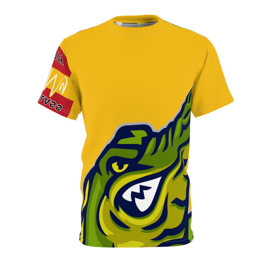 Yellow Flawdawear Limited Edition OG Flawda Mane “Shak’n Glass Up In MY Candy Toy” Unisex Cut & Sew Playuz Tee