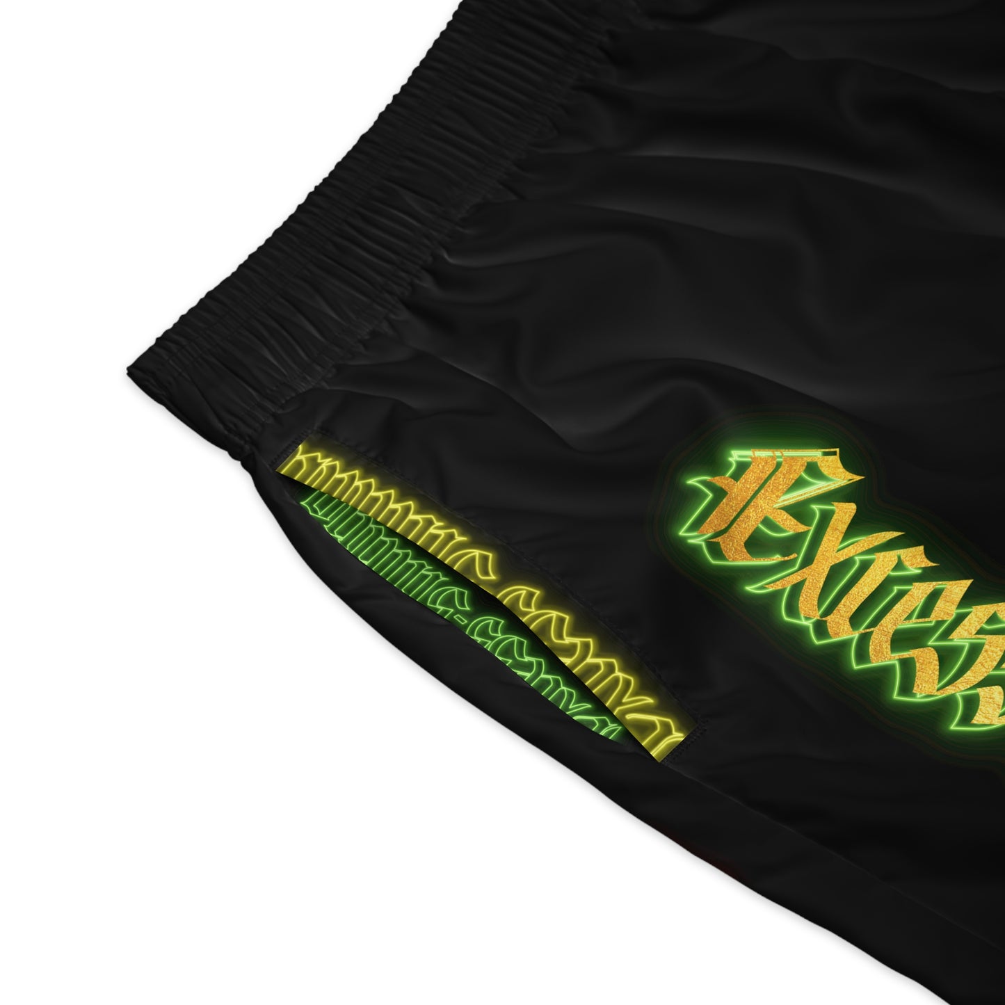 Black Gator Drip Exclusive Supa-Heavy Excess-Stunna Hypa-Flex Limited Edition OG “Excess-Stunna Collection” Men's Jogguz Playuz Shorts