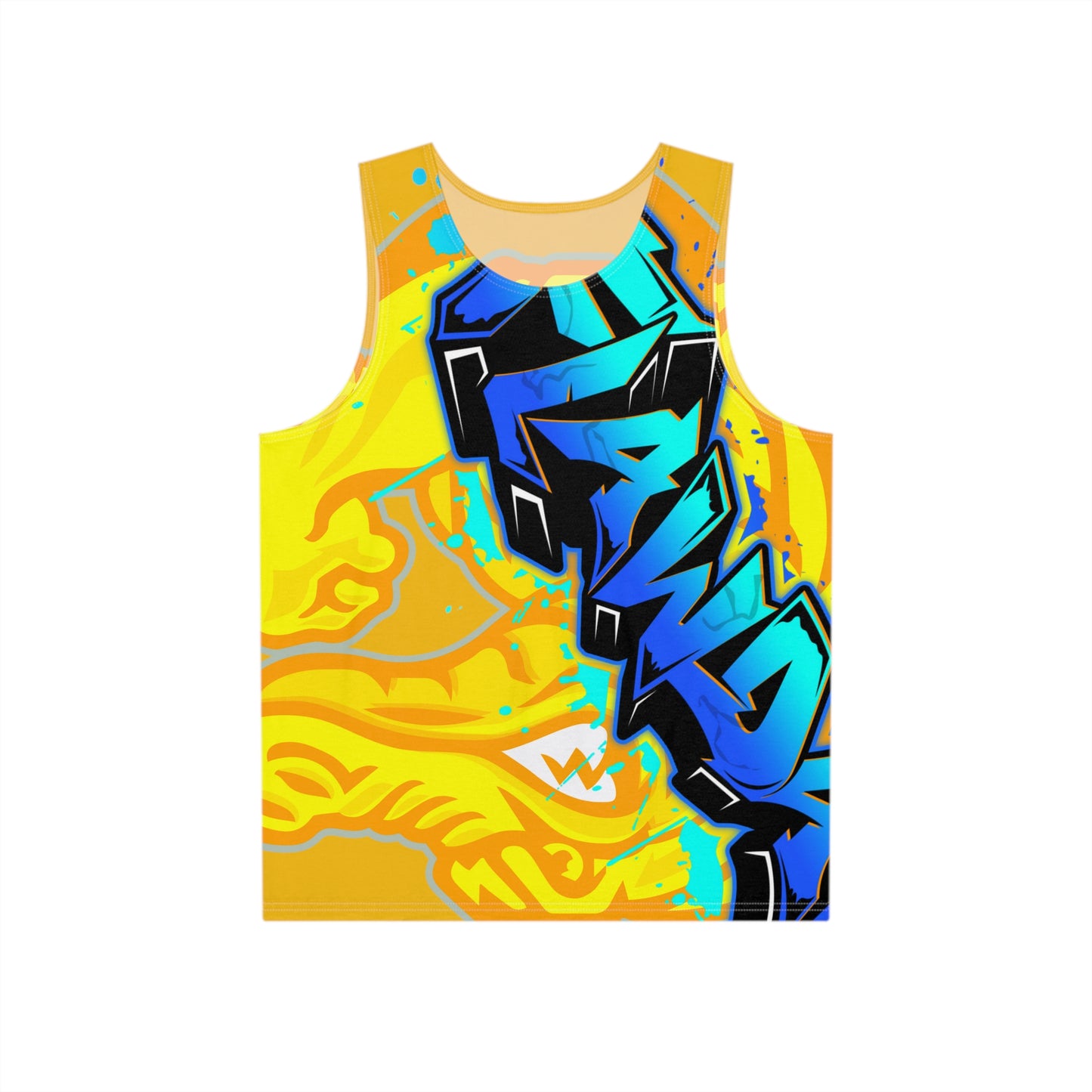 Yellow Flawdawear Limited Edition OG Flawda Mane “Everybody Know Me” Men’s Playuz Tank
