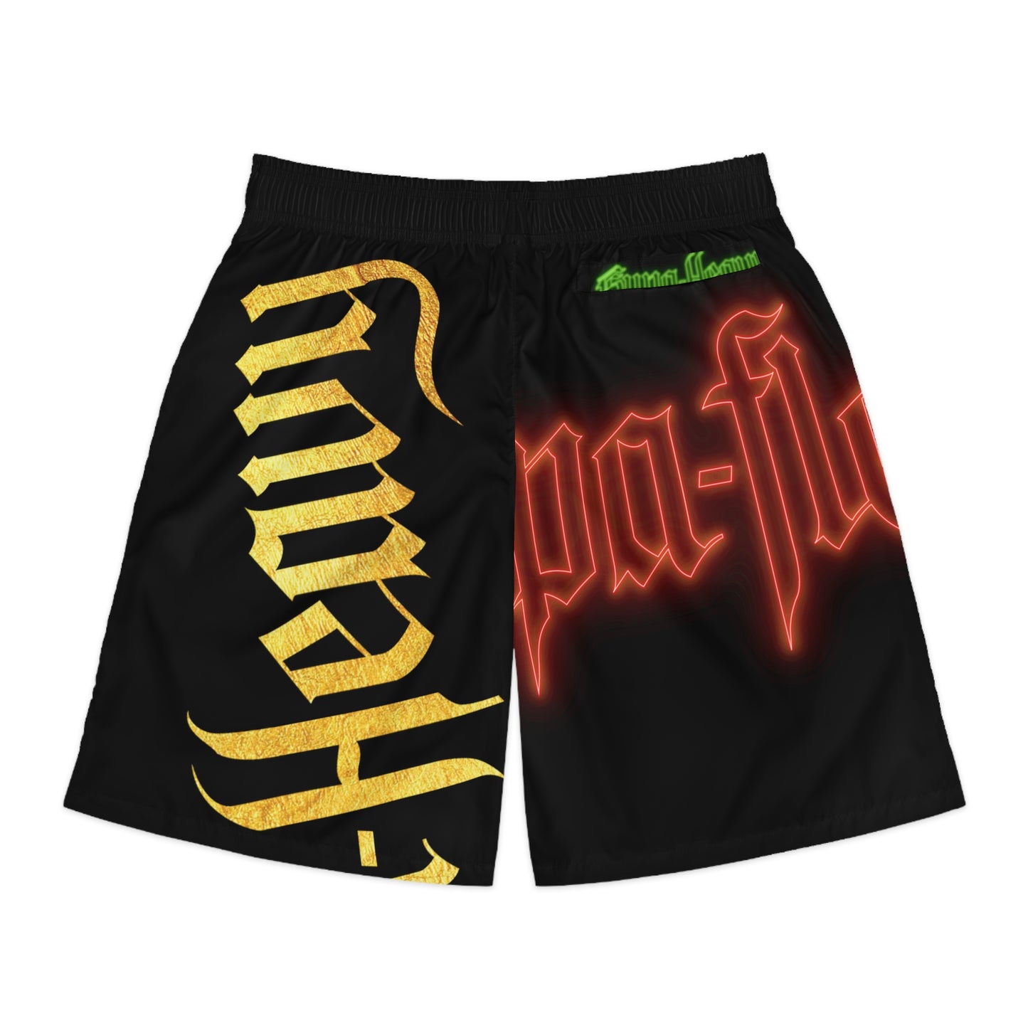 Black Gator Drip Exclusive Supa-Heavy Excess-Stunna Hypa-Flex Limited Edition OG Rich Daddy “Will We Do A Show Gladly But U Gotta Pay Us In Bags G” Men’s Jogguz Playuz Shorts
