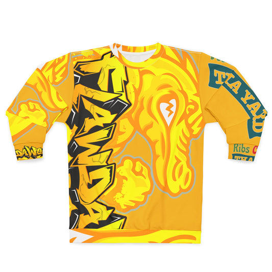 Yellow Flawdawear Limited Edition OG Flawda Mane “Ribs Cook’n N’ Men’s Unisex Playuz Sweatshirt