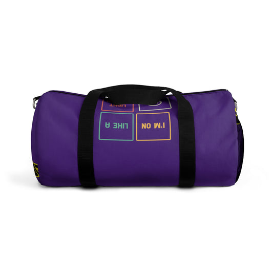 Purple Flawdawear Limited Edition OG Flawda Mane “I’m On Like A Light Switch” Duffle Playuz Bag