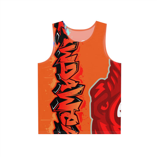 Orange Flawdawear Limited Edition OG Rich Daddy “Will We Do A Show Gladly But U Gotta Pay Us In Bags G” Men’s Playuz Tank
