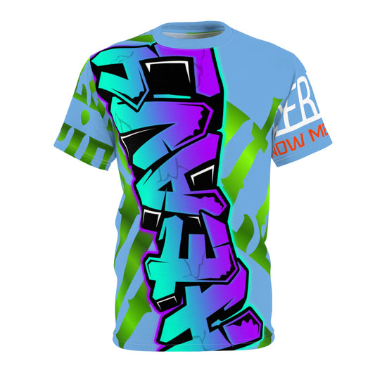 Light Blue Gator Drip Exclusive Supa-Heavy Excess-Stunna Hypa-Flex Limited Edition OG Flawda Mane “Everybody Know Me” Unisex Cut & Sew Playuz Tee