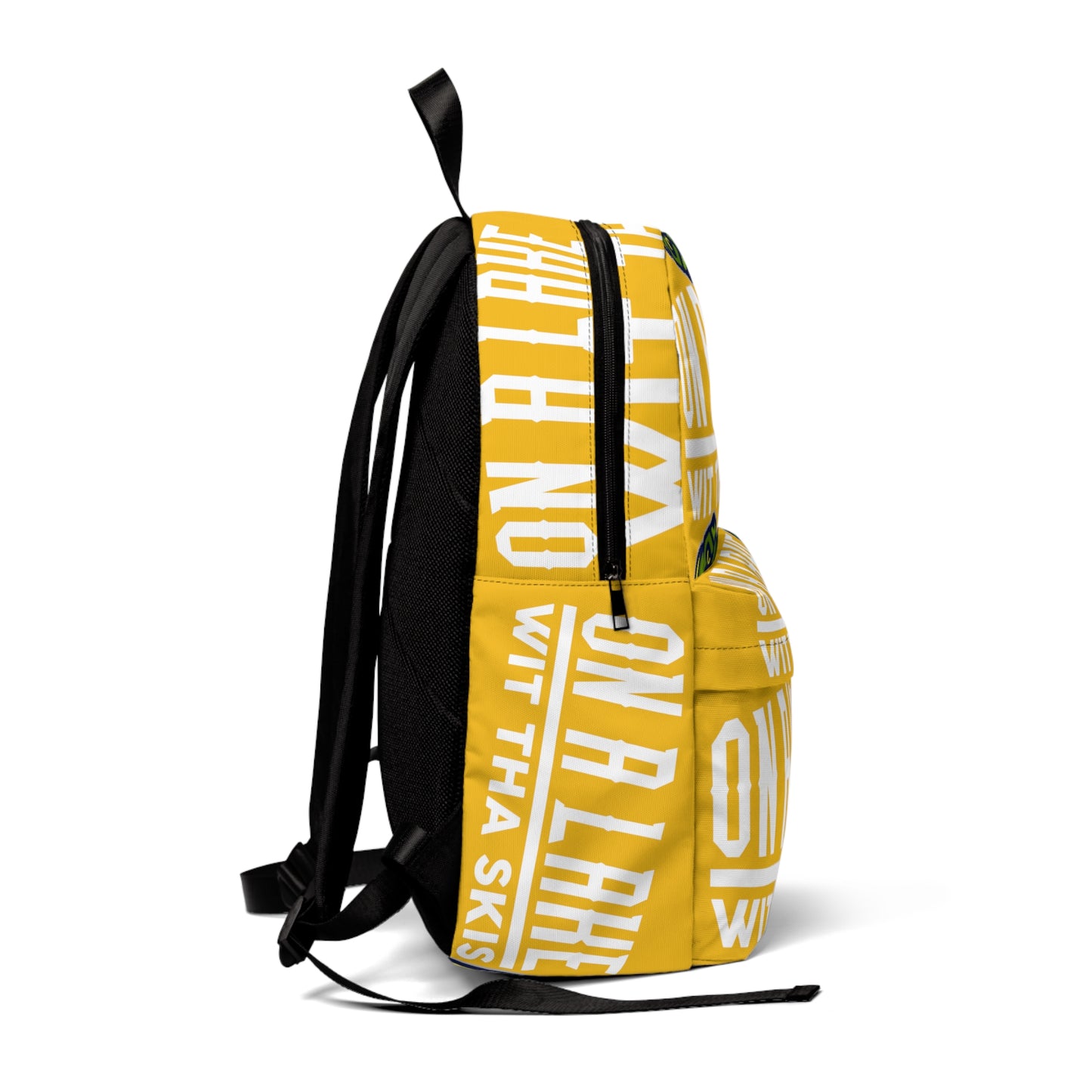 Yellow Flawdawear Limited Edition OG Flawda Mane "On A Lake Wit Tha Skis" Classic Backpack