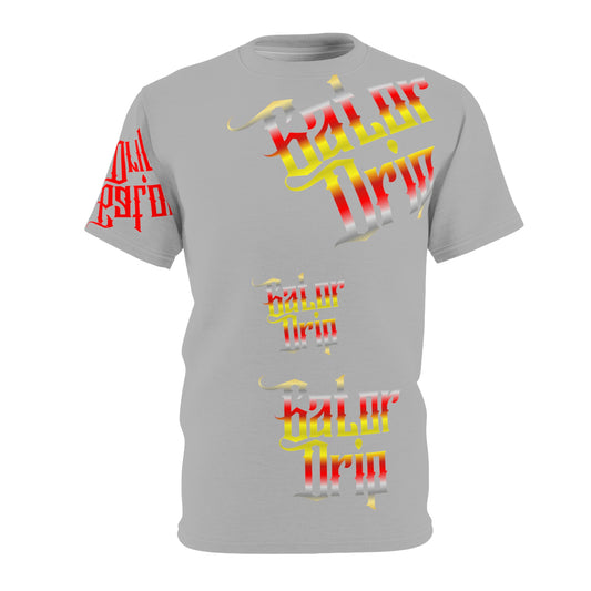 Light Grey Gator Drip Exclusive Supa-Heavy Excess-Stunna Hypa-Flex Men’s Unisex Cut & Sew Playuz Tee