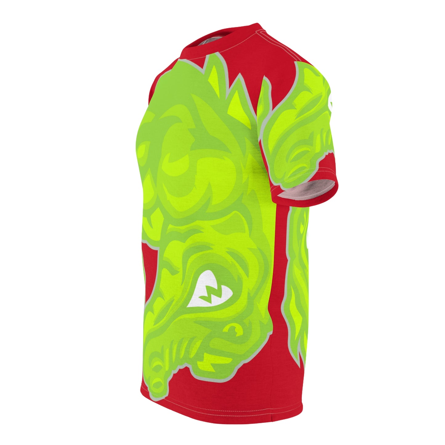 Red/Lime Flawdawear Limited Edition OG Flawda Mane “From Ramen Noodles To 5 Star” Unisex Cut & Sew Playuz Tee