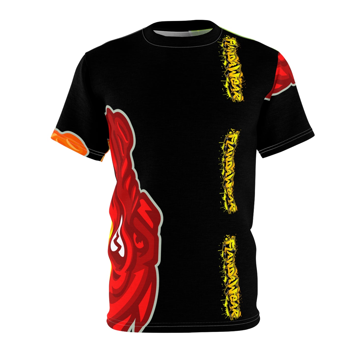 Black Flawdawear Limited Edition OG Rich Daddy “Rich Daddy AKA What U Tell’n ME?” Unisex Cut & Sew Playuz Tee