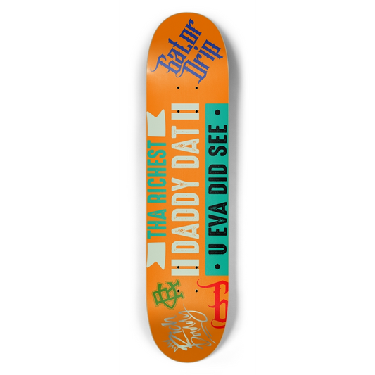 Orange Gator Drip 7.5 Pop "Richest Daddy" Limited