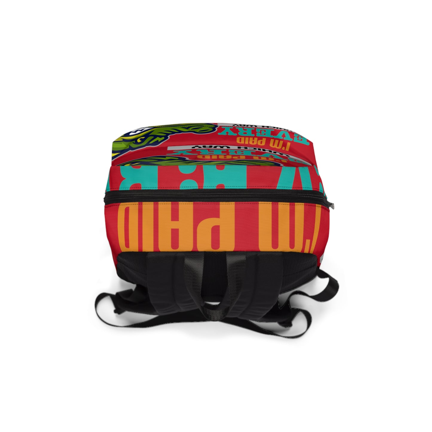 Red Flawdawear Limited Edition OG Alligator Playuz "I'm Paid Every Which Way" Classic Backpack