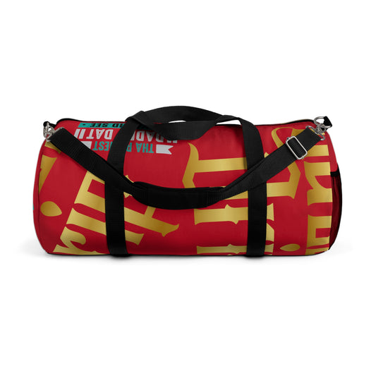 Red Gator Drip Exclusive Supa-Heavy Excess-Stunna Hypa-Flex Alligator Playuz Limited Edition OG Rich Daddy “Tha Richest Daddy Dat U Eva Did See” Large Duffle Playuz Bag