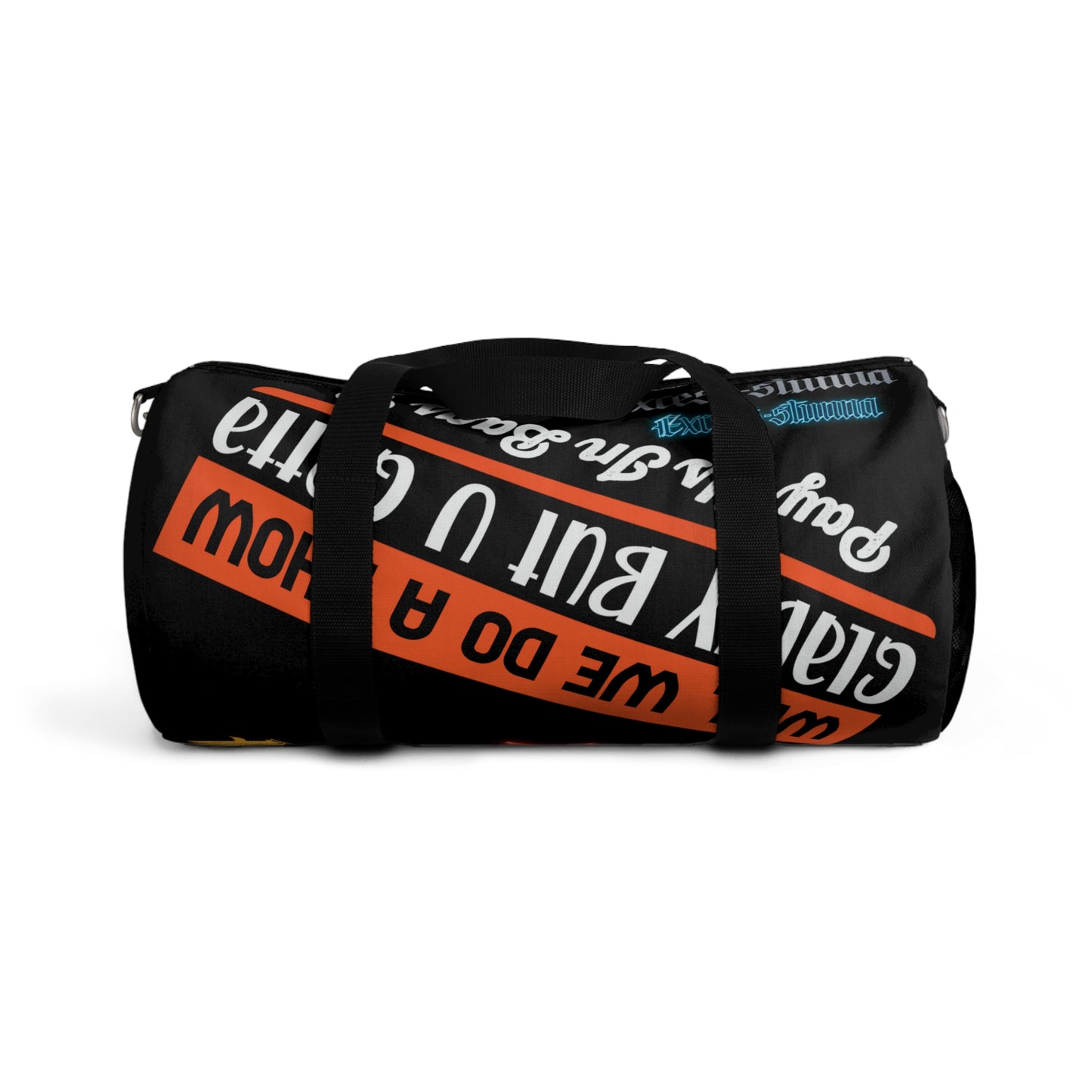 Black Gator Drip Exclusive Supa-Heavy Excess-Stunna Hypa-Flex Limited Edition OG Rich Daddy “Will We Do A Show Gladly But U Gotta Pay Us In Bags G” Duffel Playuz Bag