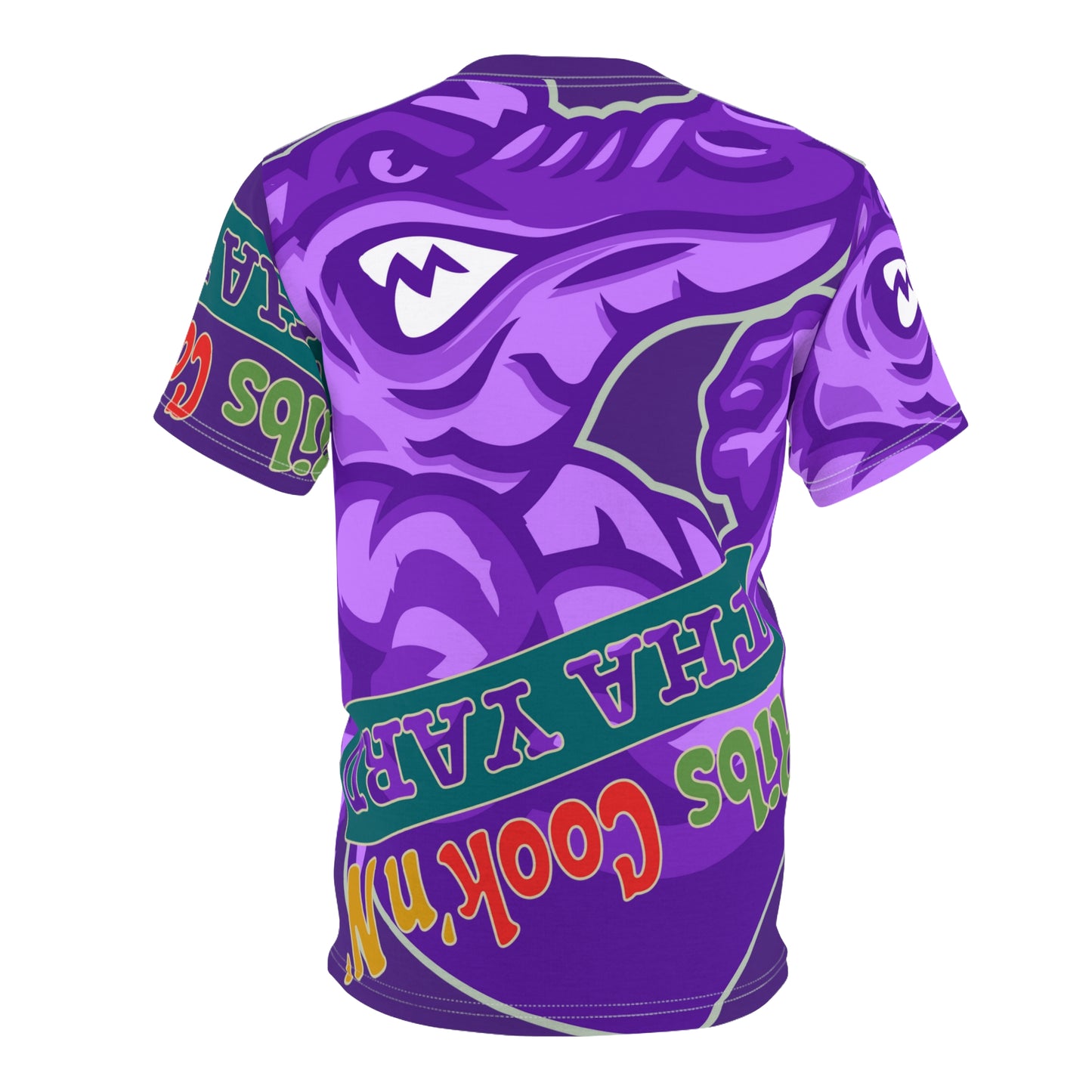 Purple Flawdawear Limited Edition OG Flawda Mane “Ribs Cook’n N’ Tha Yard” Unisex Cut & Sew Playuz Tee