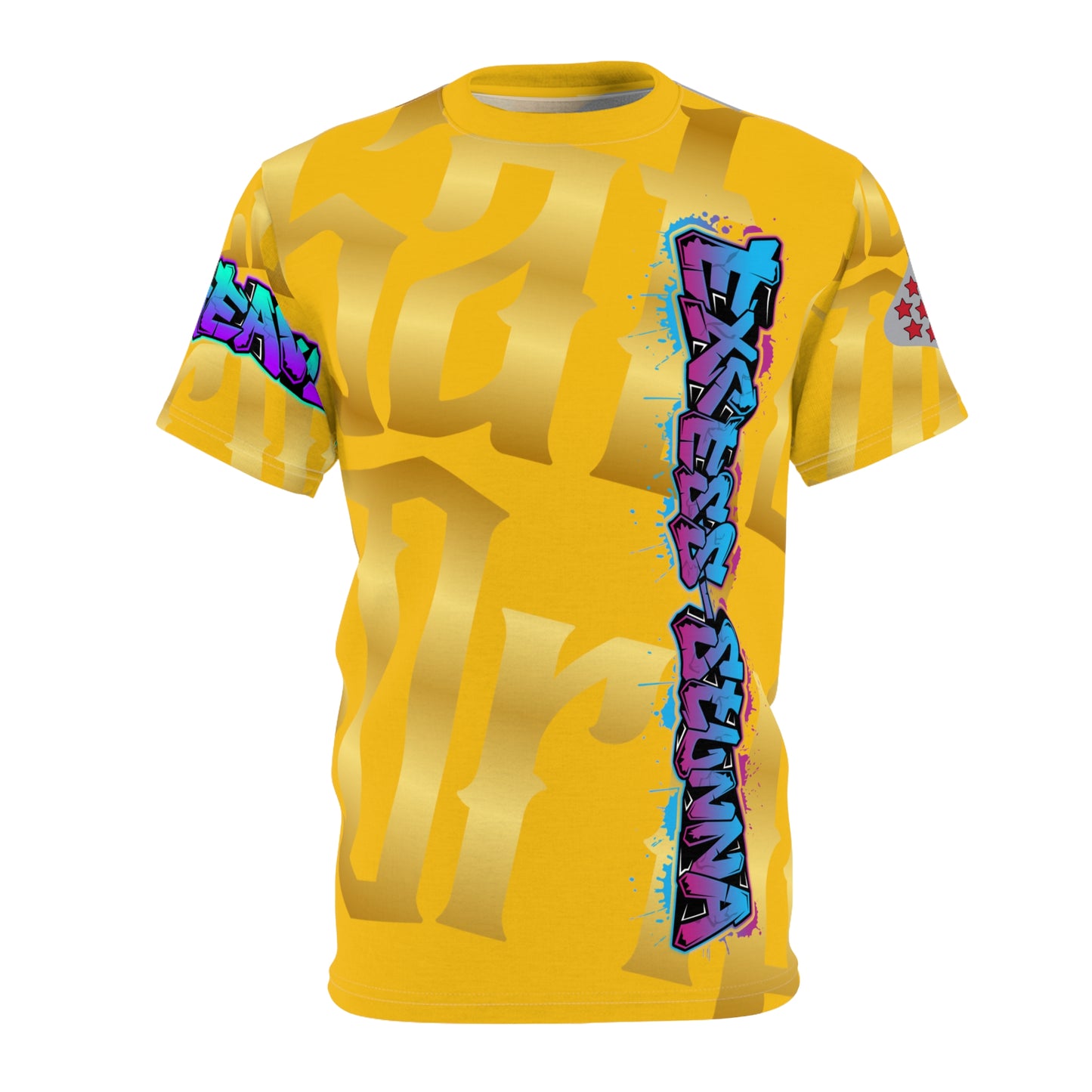 Yellow Gator Drip Exclusive Supa-Heavy Excess-Stunna Hypa-Flex Limited Edition OG Flawda Mane “From Ramen Noodles To 5 Star" Unisex Cut & Sew Playuz Tee