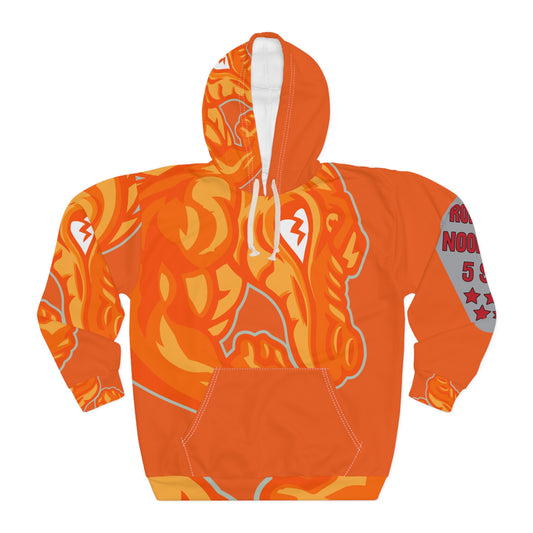 Orange Flawdawear Limited Edition OG Flawda Mane “From Ramen Noodles To 5 Star” Unisex Playuz Hoodie