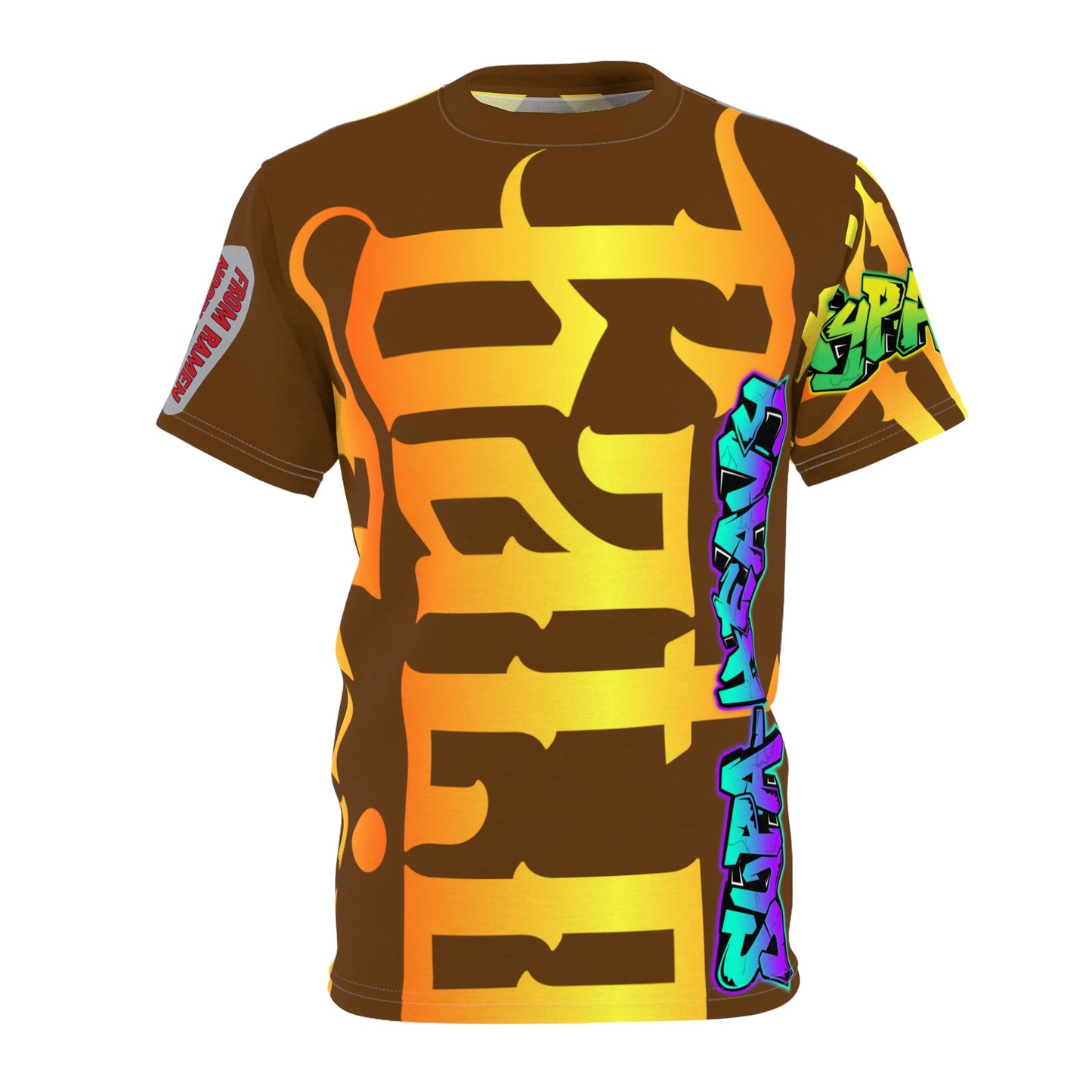 Brown Gator Drip Exclusive Supa-Heavy Excess-Stunna Hypa-Flex Limited Edition OG Flawda Mane “From Ramen Noodles To 5 Star" Unisex Cut & Sew Playuz Tee