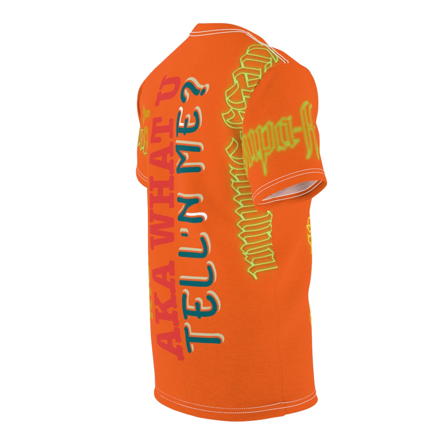 Orange Gator Drip Exclusive Supa-Heavy Excess-Stunna Hypa-Flex Limited Edition OG Rich Daddy “Rich Daddy AKA What U Tell’n ME?” Unisex Cut & Sew Playuz Tee