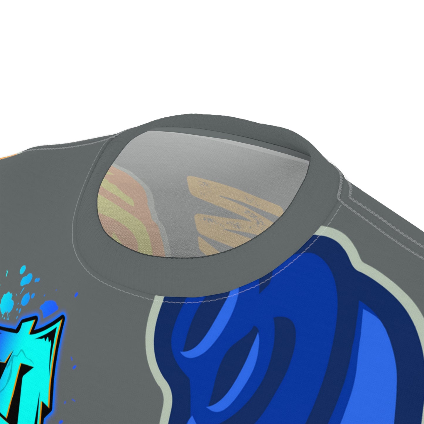 Dark Grey Flawdawear Limited Edition OG Flawda Mane “My Piece Stand Out Like A Sailboat” Unisex Cut & Sew Playuz Tee