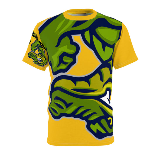 Yellow Flawdawear Limited Edition OG Alligator Papuh Playuz “I’m Paid Every Which Way” Unisex Cut & Sew Playuz Tee