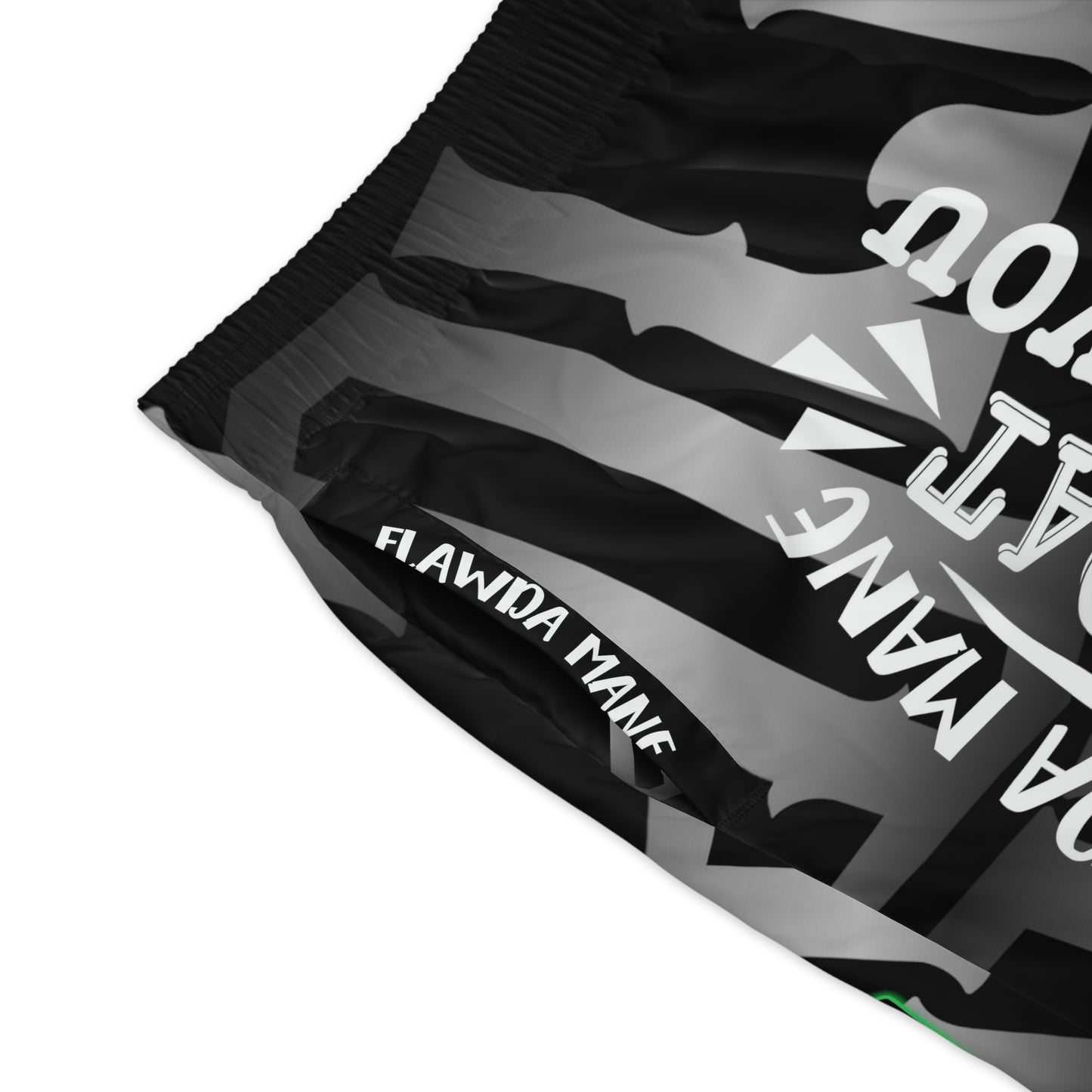 Black Gator Drip Exclusive Supa-Heavy Excess-Stunna Hypa-Flex Limited Edition OG Alligator Playuz “Flawda Mane Put Dat Smoke On You” Men’s Jogguz Playuz Shorts