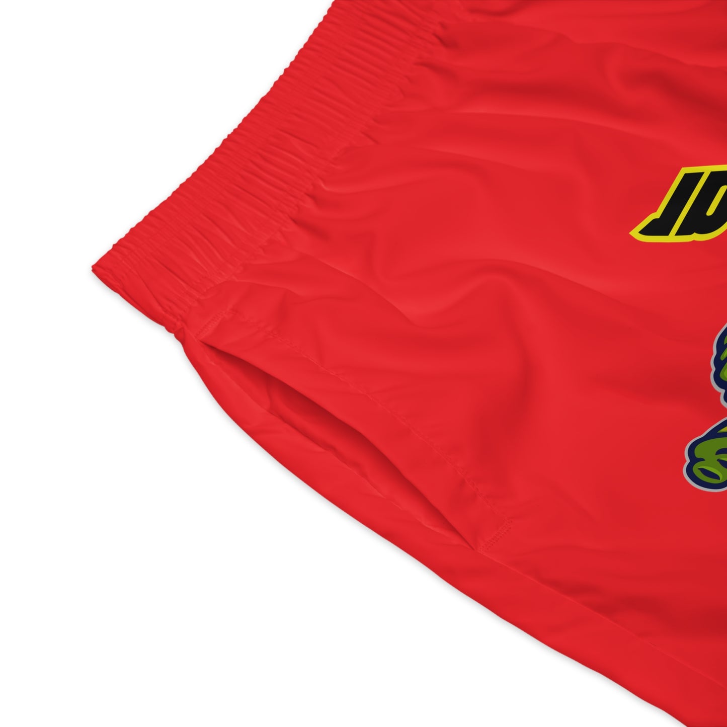 Red Flawdawear Flawda Mane “On A Lake Wit Tha Skis” Limited Edition OG Men’s Jogguz Playuz Shorts