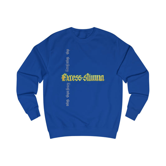 Dark Blue Gator Drip Exclusive Supa-Heavy Excess-Stunna Hypa-Flex Limited Edition OG “Excess-Stunna Collection” Men's Playuz Sweatshirt