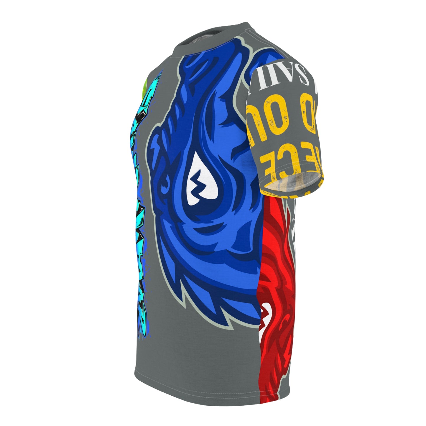 Dark Grey Flawdawear Limited Edition OG Flawda Mane “My Piece Stand Out Like A Sailboat” Unisex Cut & Sew Playuz Tee