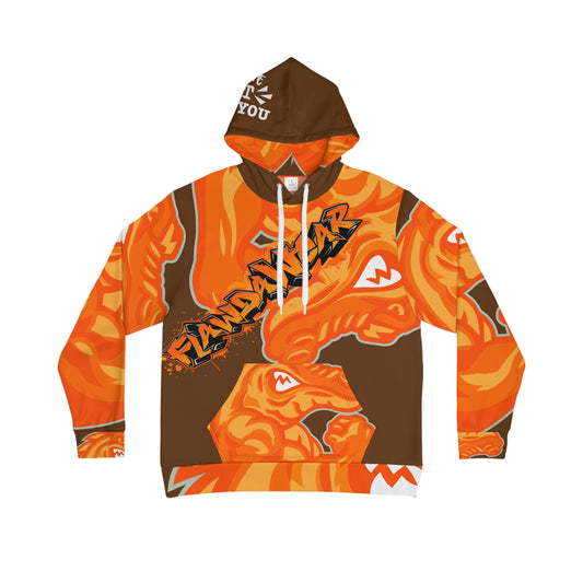 Brown/Orange Flawdawear Limited Edition OG Alligator Playuz “Flawda Mane Put Dat Smoke On You” Men’s Playuz Hoodie