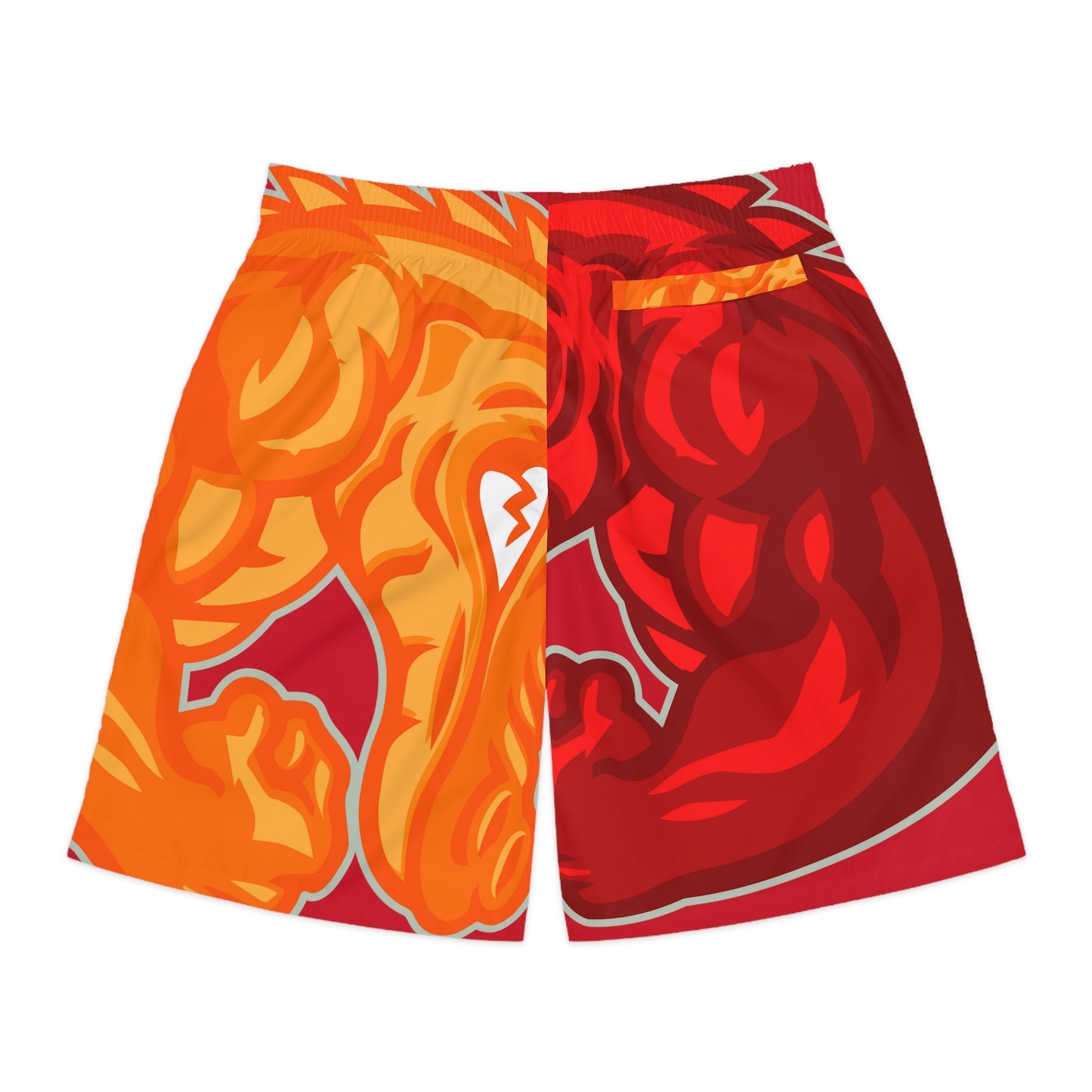 Red Flawdawear Limited Edition OG Alligator Playuz “Flawda Mane Put Dat Smoke On You” Men’s Jogguz Playuz Shorts
